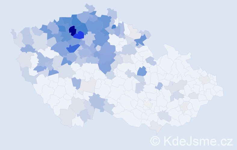 Jméno: 'Zděnek', počet výskytů 581 v celé ČR