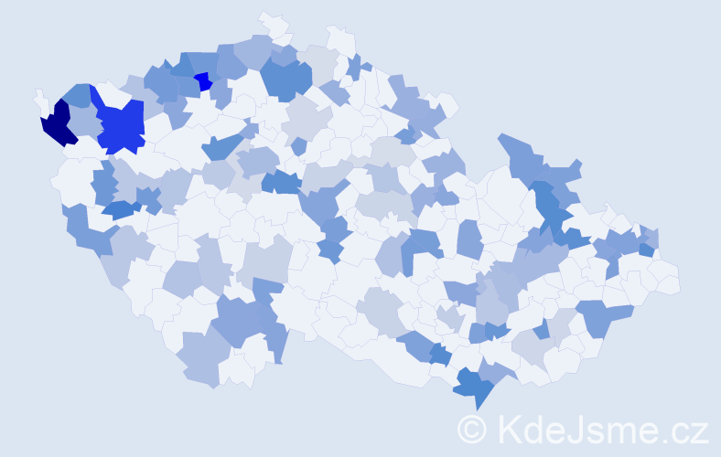 Jméno: 'Melisa', počet výskytů 198 v celé ČR