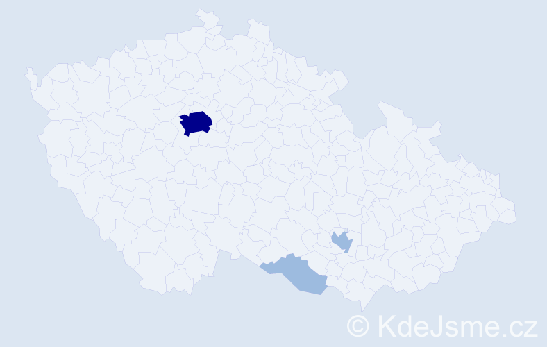 Jméno: 'Zaid', počet výskytů 6 v celé ČR
