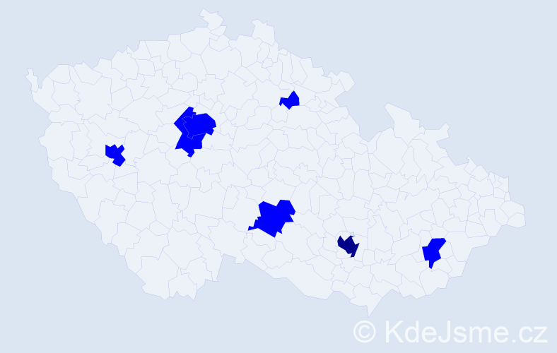 Jméno: 'Léa', počet výskytů 8 v celé ČR