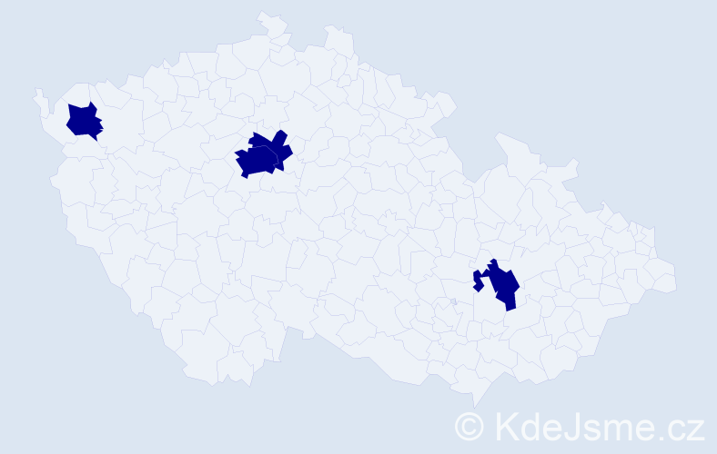 Jméno: 'Kolin', počet výskytů 4 v celé ČR