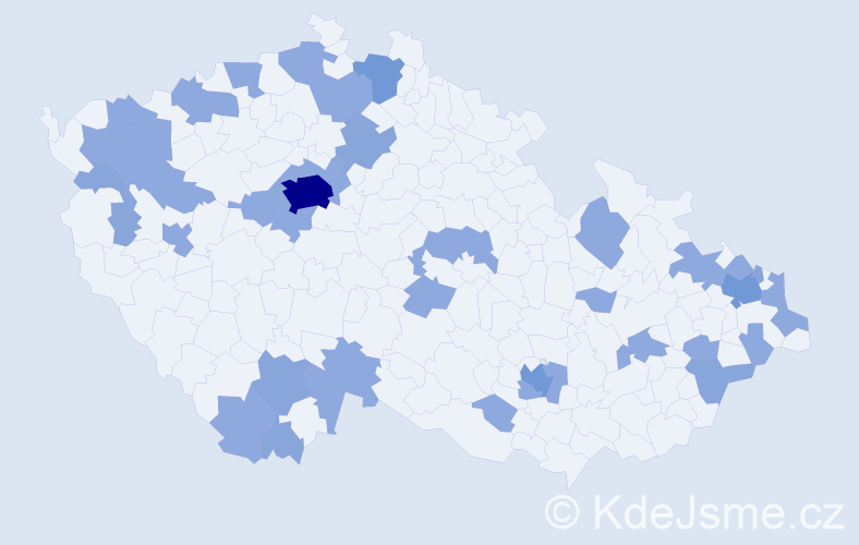 Jméno: 'Leonie', počet výskytů 63 v celé ČR