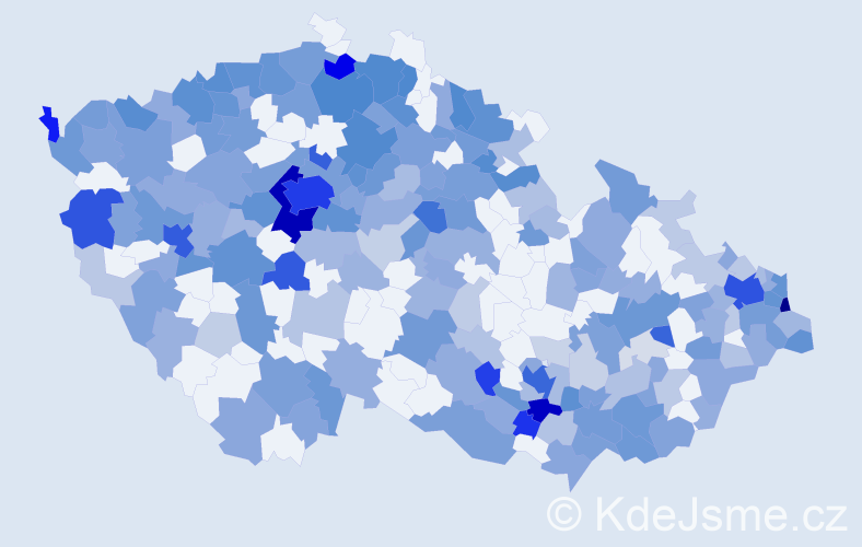 Jméno: 'Victoria', počet výskytů 602 v celé ČR