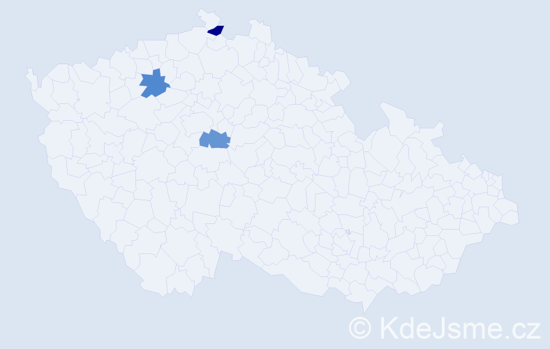 Jméno: 'Natalie Kate', počet výskytů 3 v celé ČR