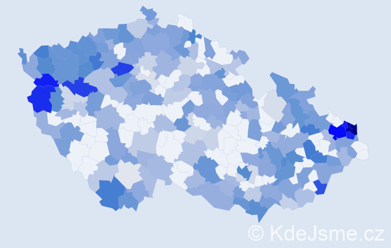 Jméno: 'Ľudovít', počet výskytů 578 v celé ČR