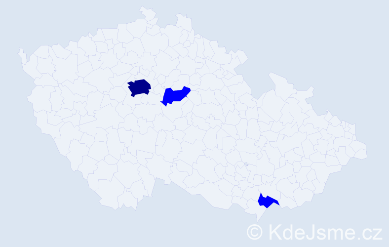 Jméno: 'Aferdita', počet výskytů 4 v celé ČR