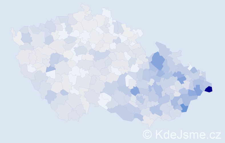 Jméno: 'Aloisie', počet výskytů 1326 v celé ČR