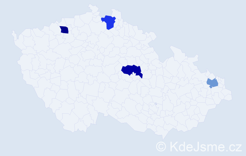 Jméno: 'Dinh Huynh', počet výskytů 4 v celé ČR