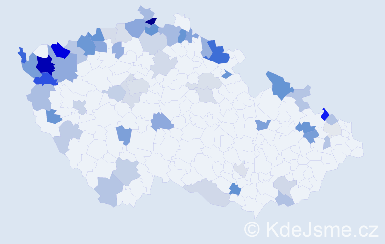 Jméno: 'Siegfried', počet výskytů 112 v celé ČR