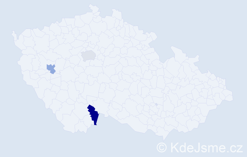 Jméno: 'Duc Chung', počet výskytů 3 v celé ČR