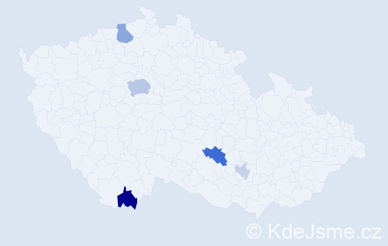 Jméno: 'Spartak', počet výskytů 8 v celé ČR
