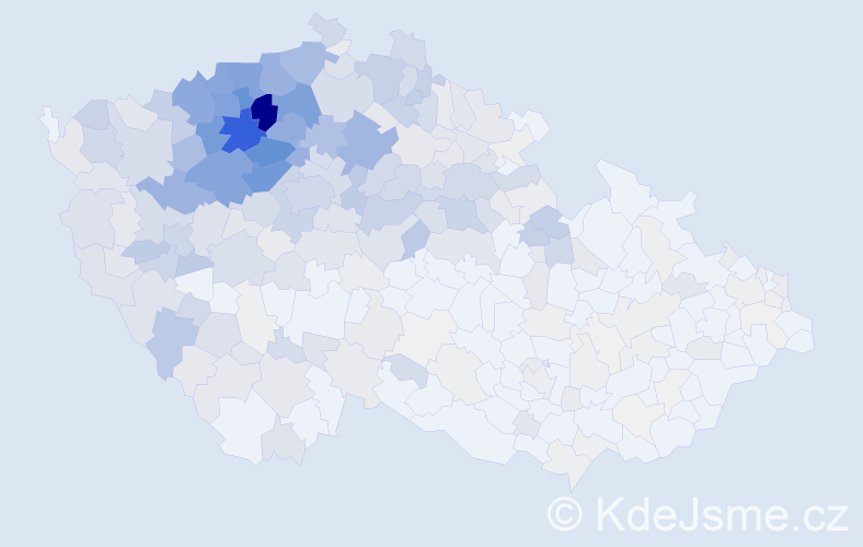 Jméno: 'Venuše', počet výskytů 1291 v celé ČR