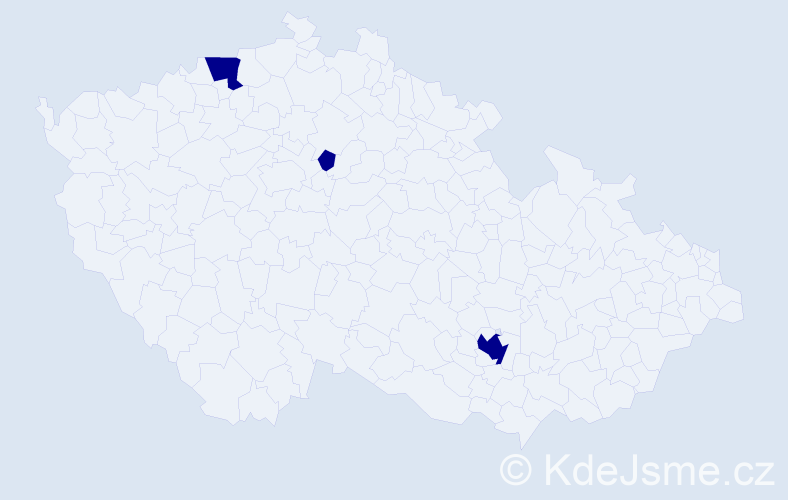 Jméno: 'Rámi', počet výskytů 3 v celé ČR