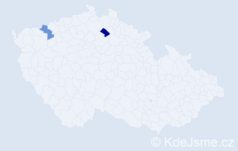 Jméno: 'Anna Edita', počet výskytů 2 v celé ČR