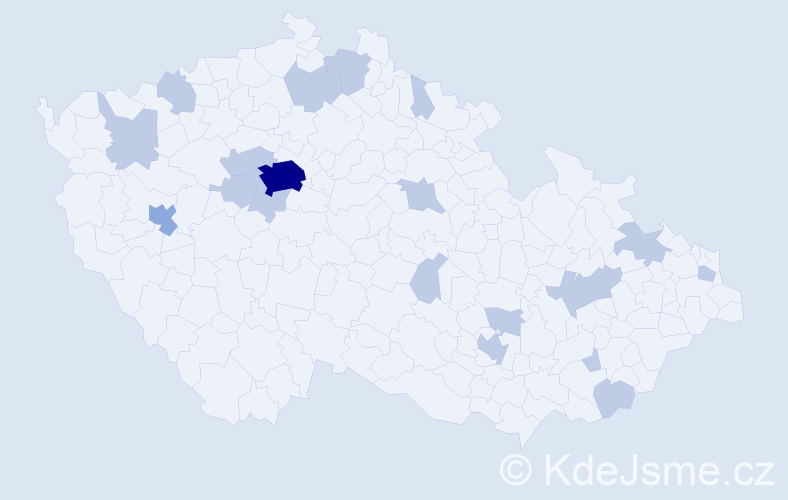 Jméno: 'Vladyslav', počet výskytů 29 v celé ČR