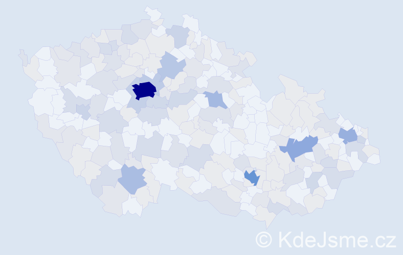 Jméno: 'Adina', počet výskytů 423 v celé ČR