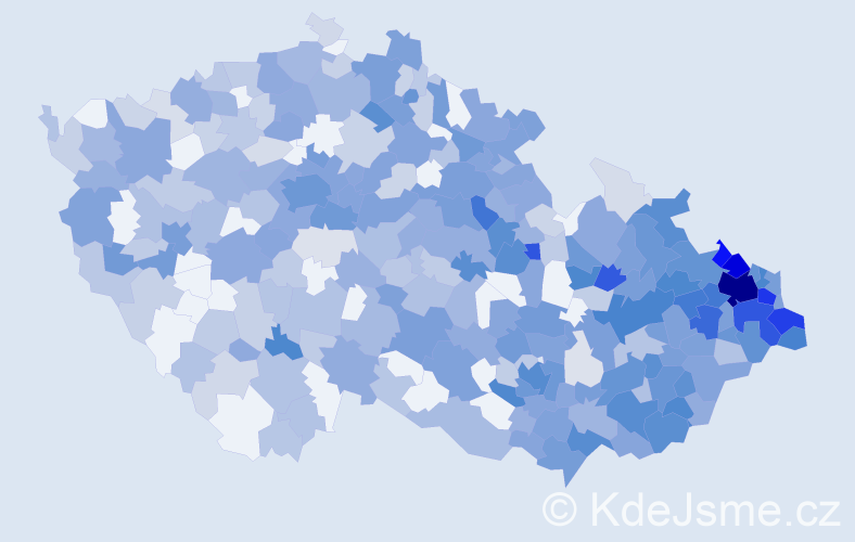 Jméno: 'Elen', počet výskytů 1032 v celé ČR