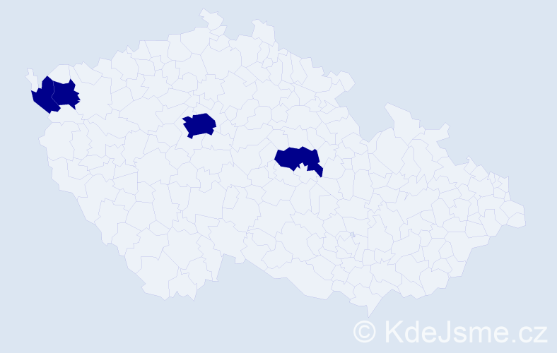 Jméno: 'Tien Minh', počet výskytů 4 v celé ČR
