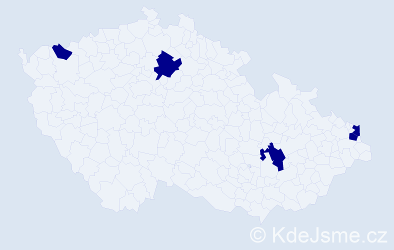 Jméno: 'Adam Kazimierz', počet výskytů 5 v celé ČR