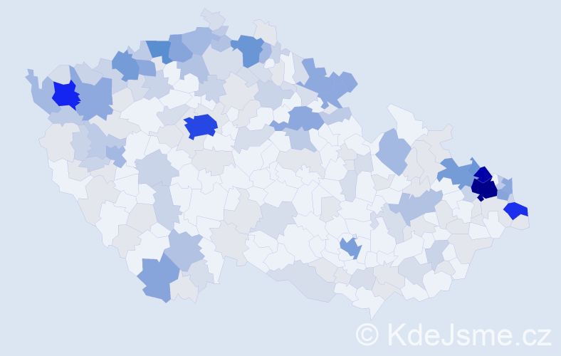Jméno: 'Erna', počet výskytů 519 v celé ČR