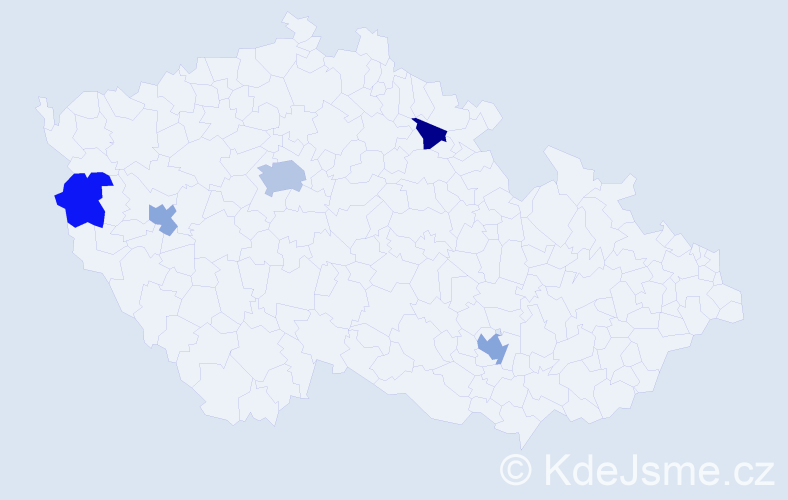 Jméno: 'Renee', počet výskytů 8 v celé ČR