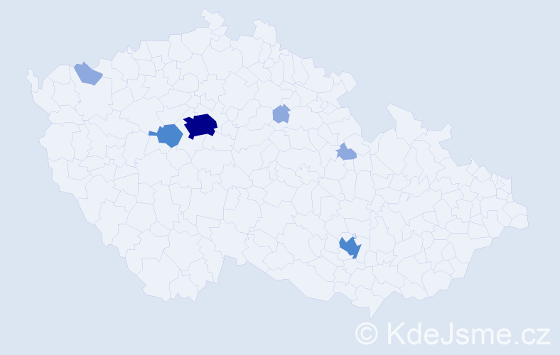 Jméno: 'Ratko', počet výskytů 12 v celé ČR