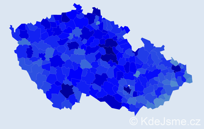 Jméno: 'Milan', počet výskytů 109615 v celé ČR