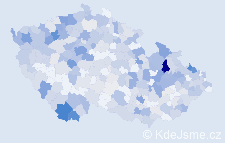 Jméno: 'Berta', počet výskytů 809 v celé ČR