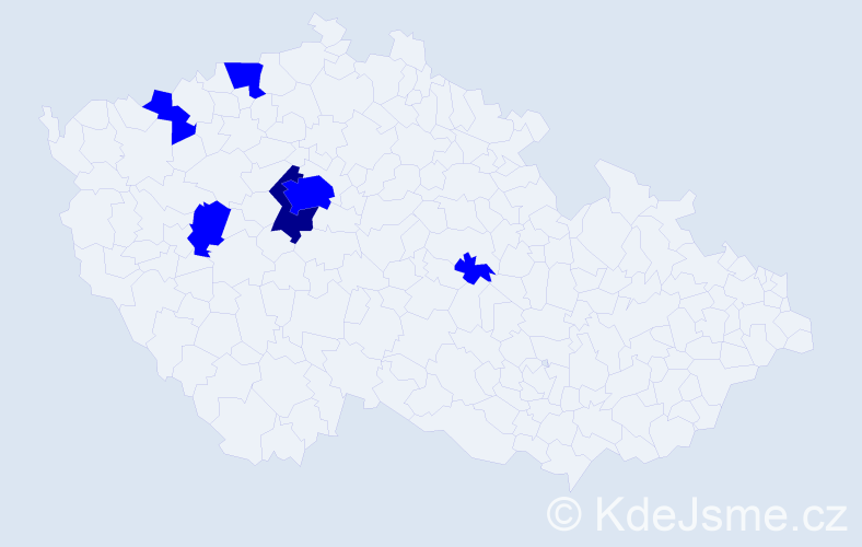 Jméno: 'Martin Jakub', počet výskytů 7 v celé ČR