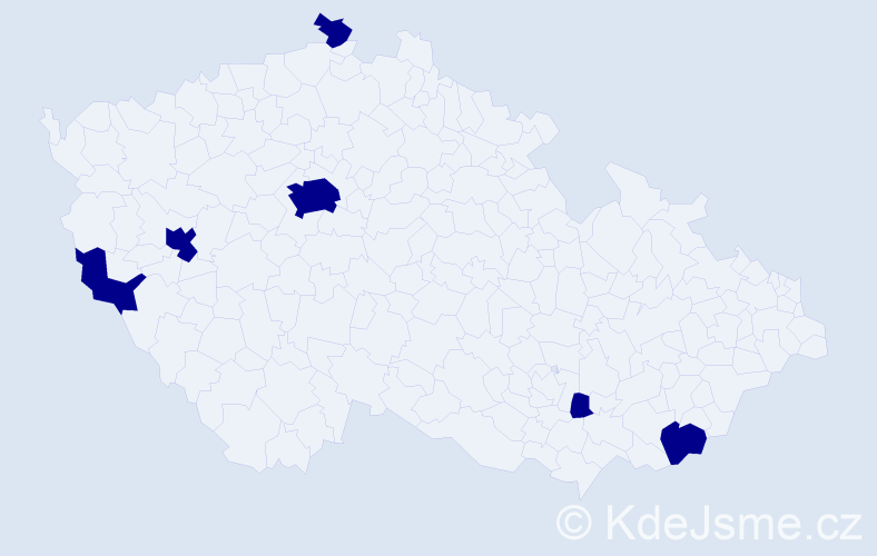Jméno: 'Jan Prokop', počet výskytů 6 v celé ČR
