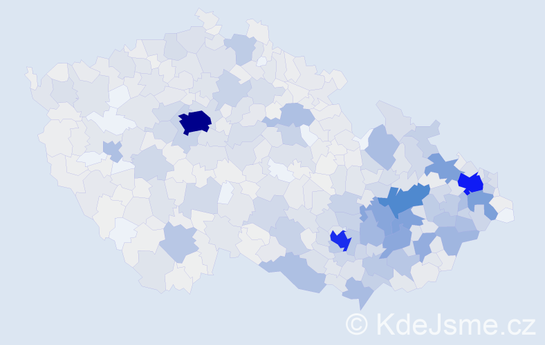 Jméno: 'Svatava', počet výskytů 4441 v celé ČR
