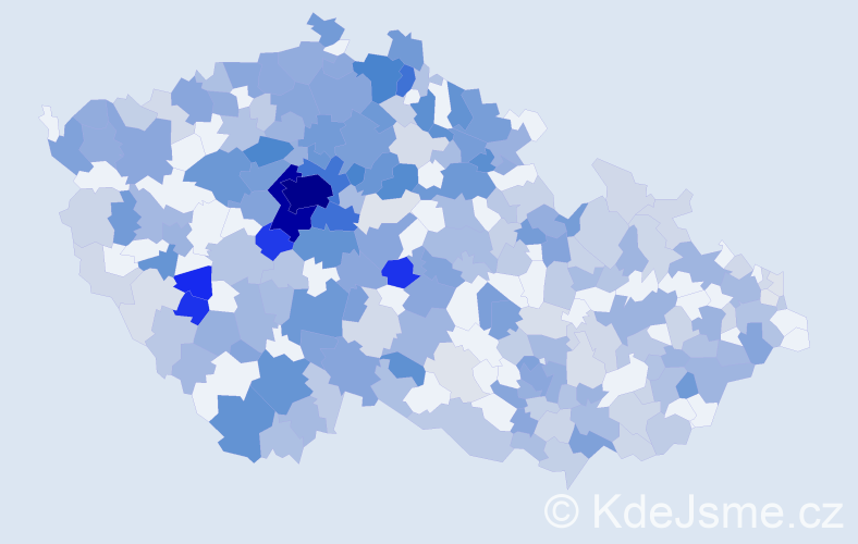 Jméno: 'Josefína', počet výskytů 791 v celé ČR