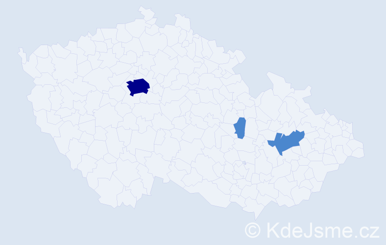 Jméno: 'Pierluigi', počet výskytů 5 v celé ČR
