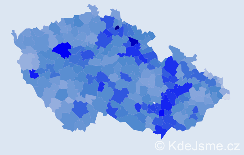 Jméno: 'Luděk', počet výskytů 15518 v celé ČR