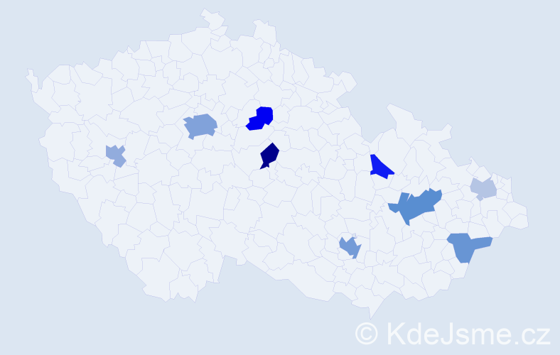 Jméno: 'Faisal', počet výskytů 18 v celé ČR