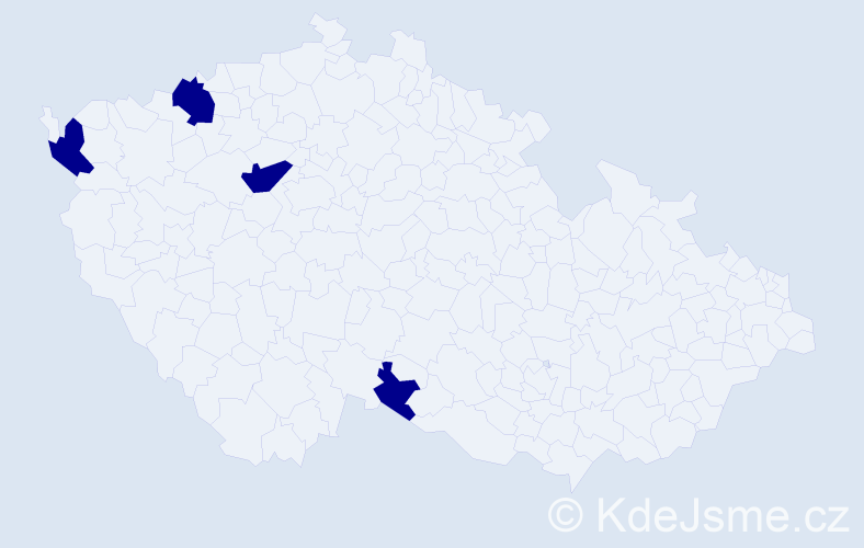 Jméno: 'Dinh Phong', počet výskytů 4 v celé ČR