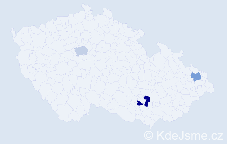 Jméno: 'Khanh Van', počet výskytů 3 v celé ČR