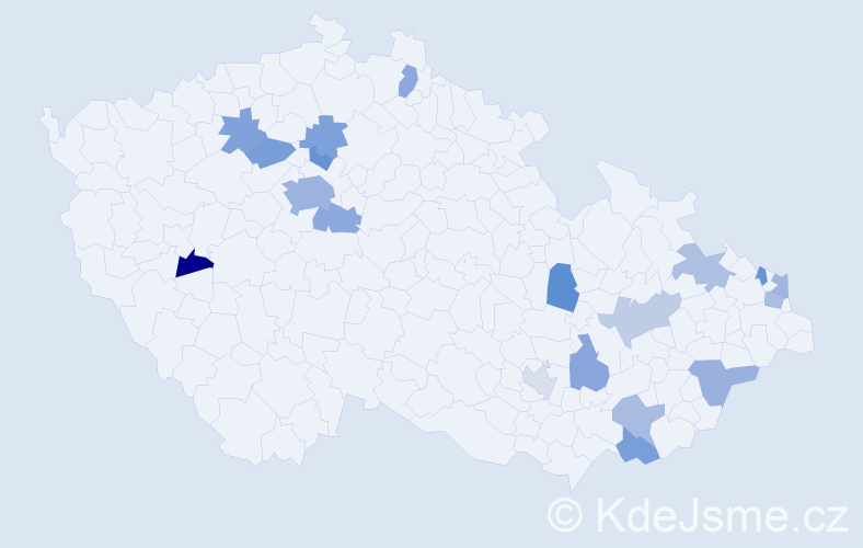 Jméno: 'Sofía', počet výskytů 28 v celé ČR