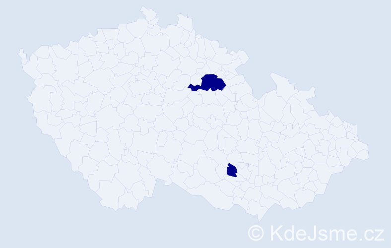 Jméno: 'Kamila Emma', počet výskytů 2 v celé ČR