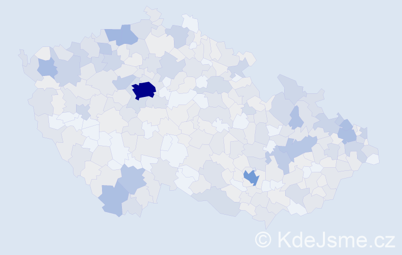 Jméno: 'Berta', počet výskytů 897 v celé ČR