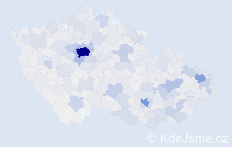 Jméno: 'Tobiáš', počet výskytů 3218 v celé ČR