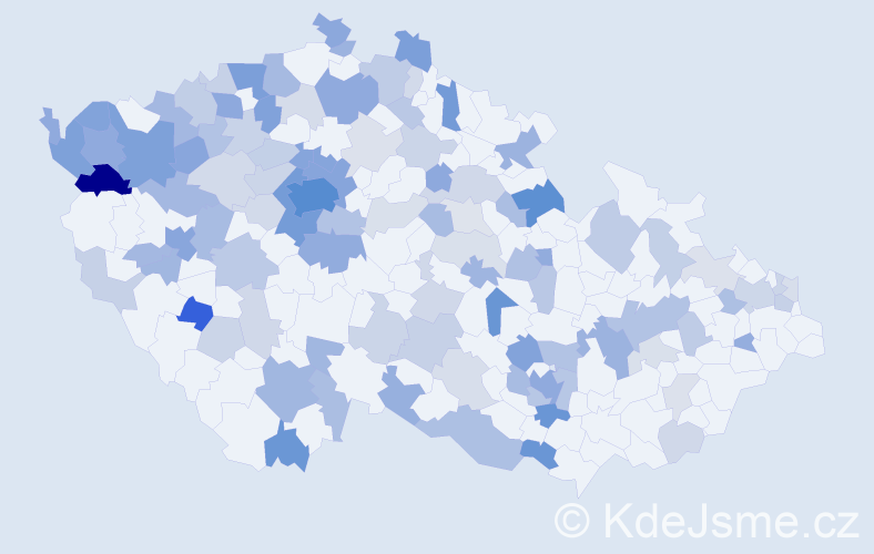 Jméno: 'Marija', počet výskytů 289 v celé ČR