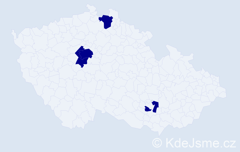 Jméno: 'Zied', počet výskytů 4 v celé ČR