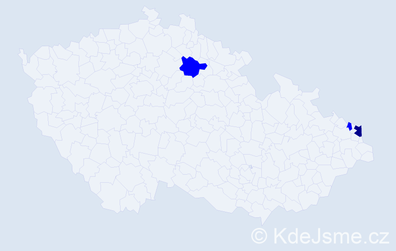 Jméno: 'Piotr Jozef', počet výskytů 4 v celé ČR