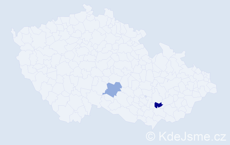 Jméno: 'Miroslav Alex', počet výskytů 2 v celé ČR