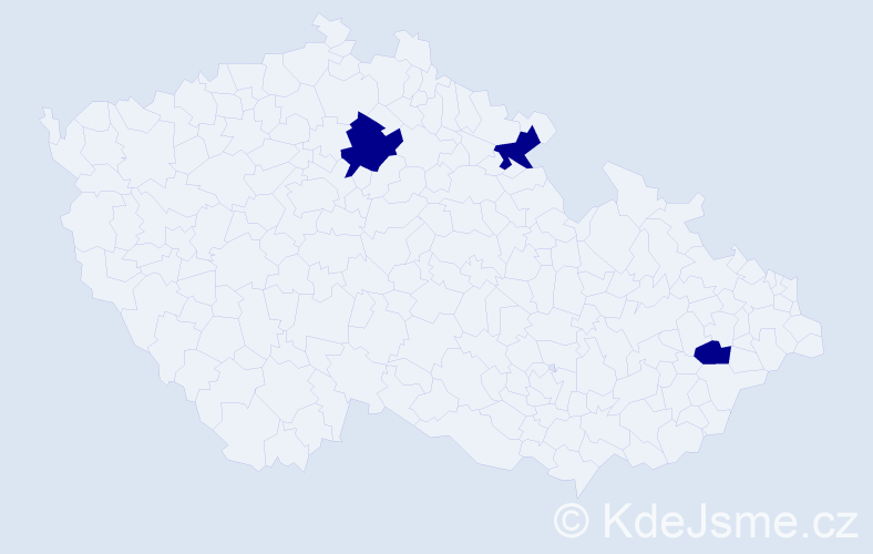 Jméno: 'Tomáš Ernest', počet výskytů 3 v celé ČR
