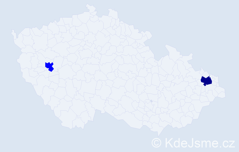 Jméno: 'Trong Xuan', počet výskytů 3 v celé ČR
