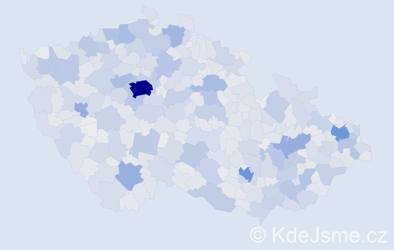 Jméno: 'Miroslav', počet výskytů 155790 v celé ČR