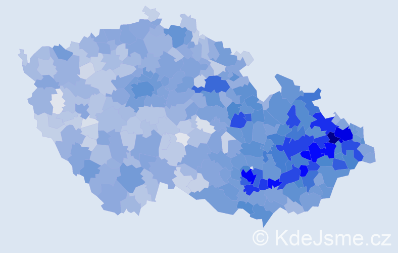 Jméno: 'Radovan', počet výskytů 5785 v celé ČR