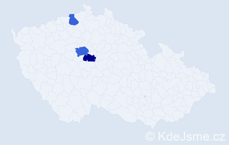Jméno: 'Xiaoli', počet výskytů 9 v celé ČR